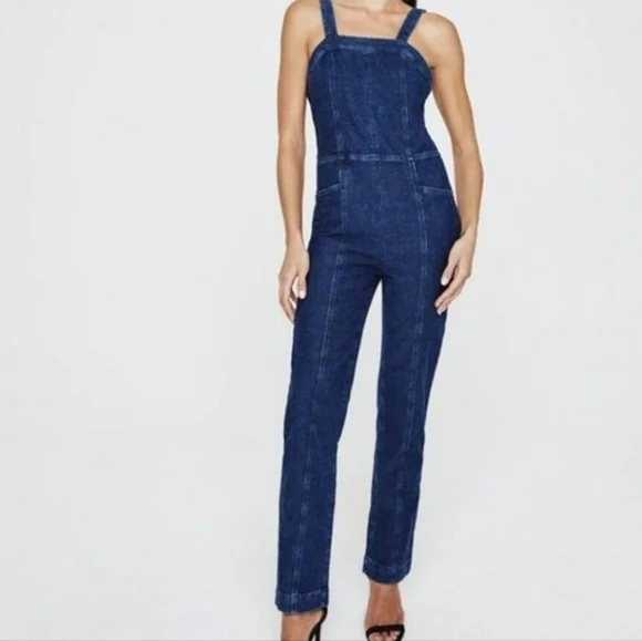 AG Adriano Goldschmied Cali Fitted Overalls NWT